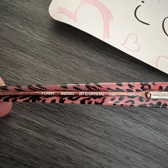 BeBe New Womans Petite Eyeglass Frame Model Funny Crystal 50/16 Petite - Picture 5 of 5